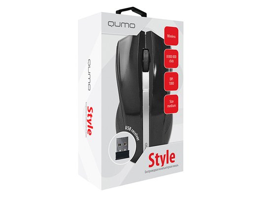 Мышь беспроводная Qumo Style M15